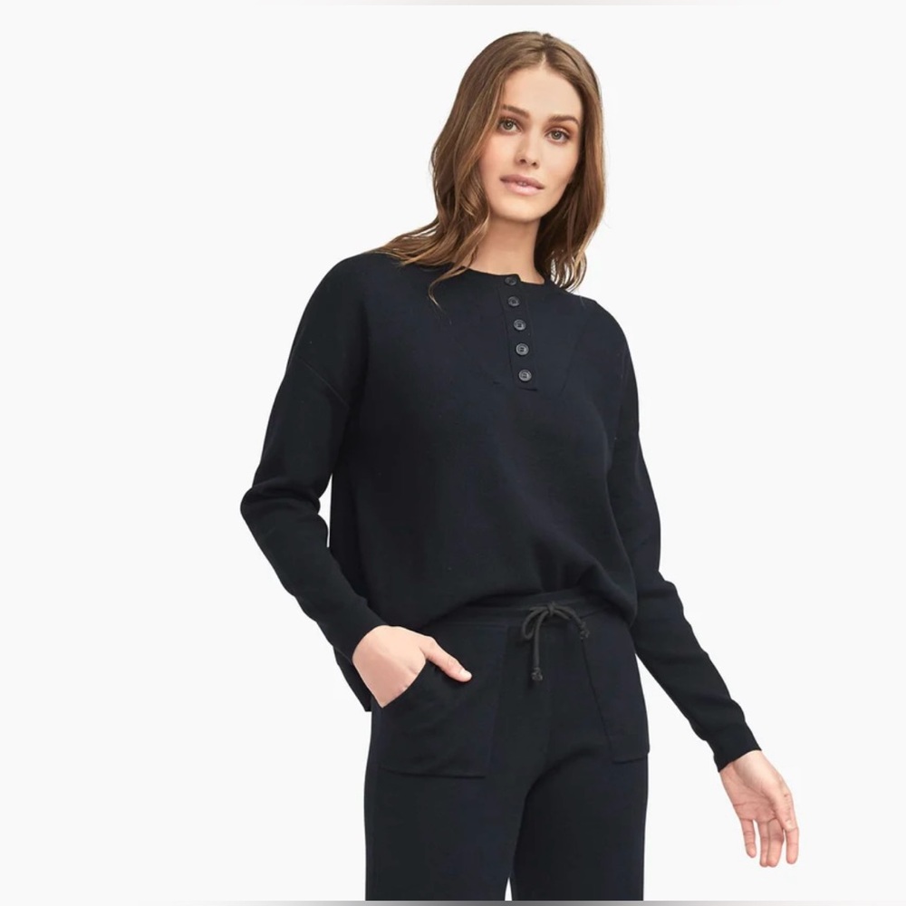 NAADAM Cafe Cotton Cashmere Henley